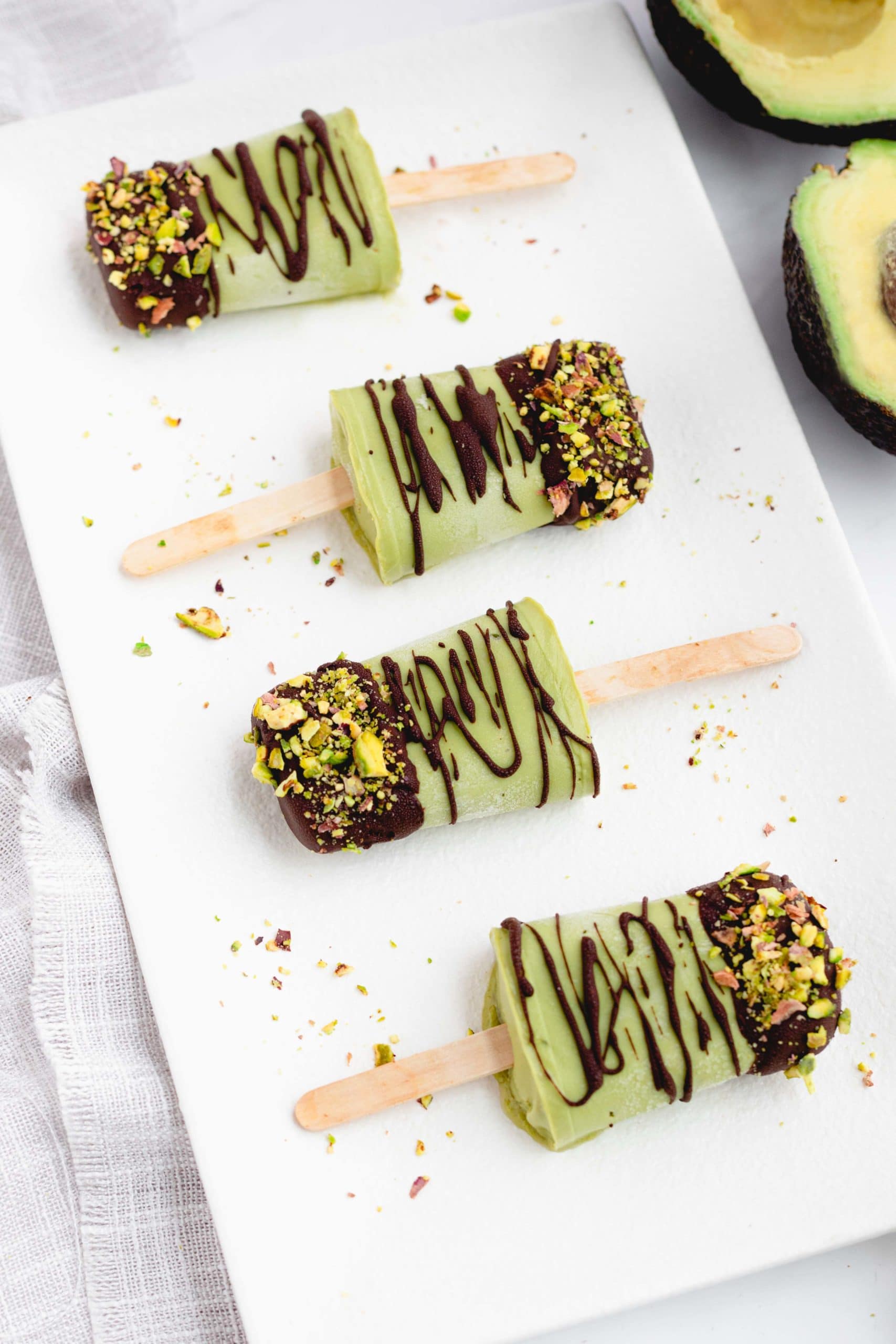 Matcha Avocado Icecreams