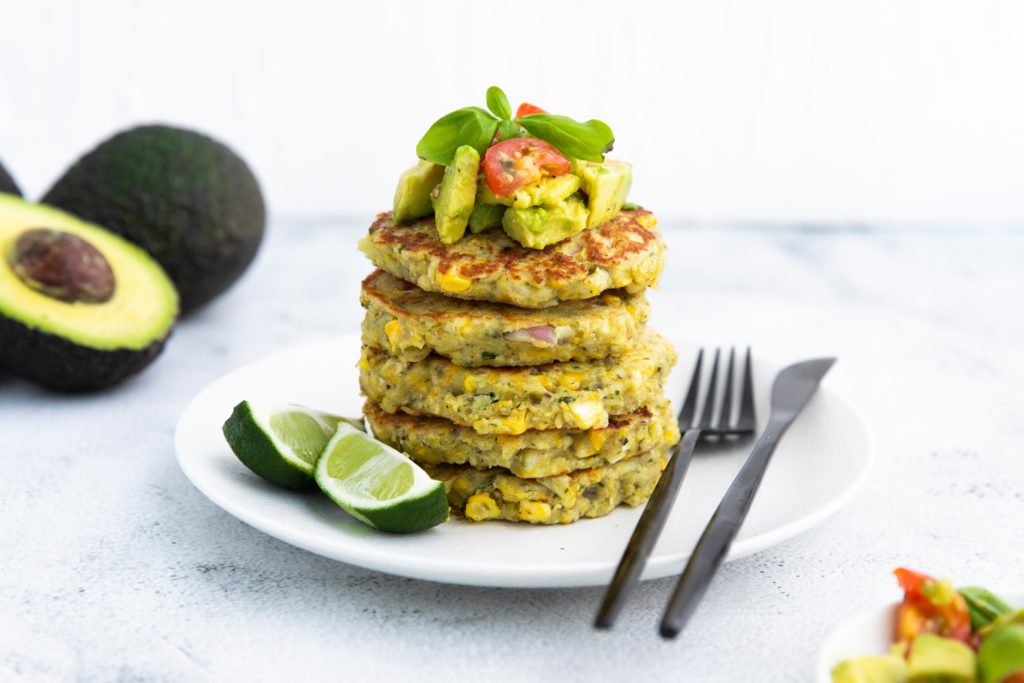 Corn Fritters W Avocado Salsa The Avo Tree