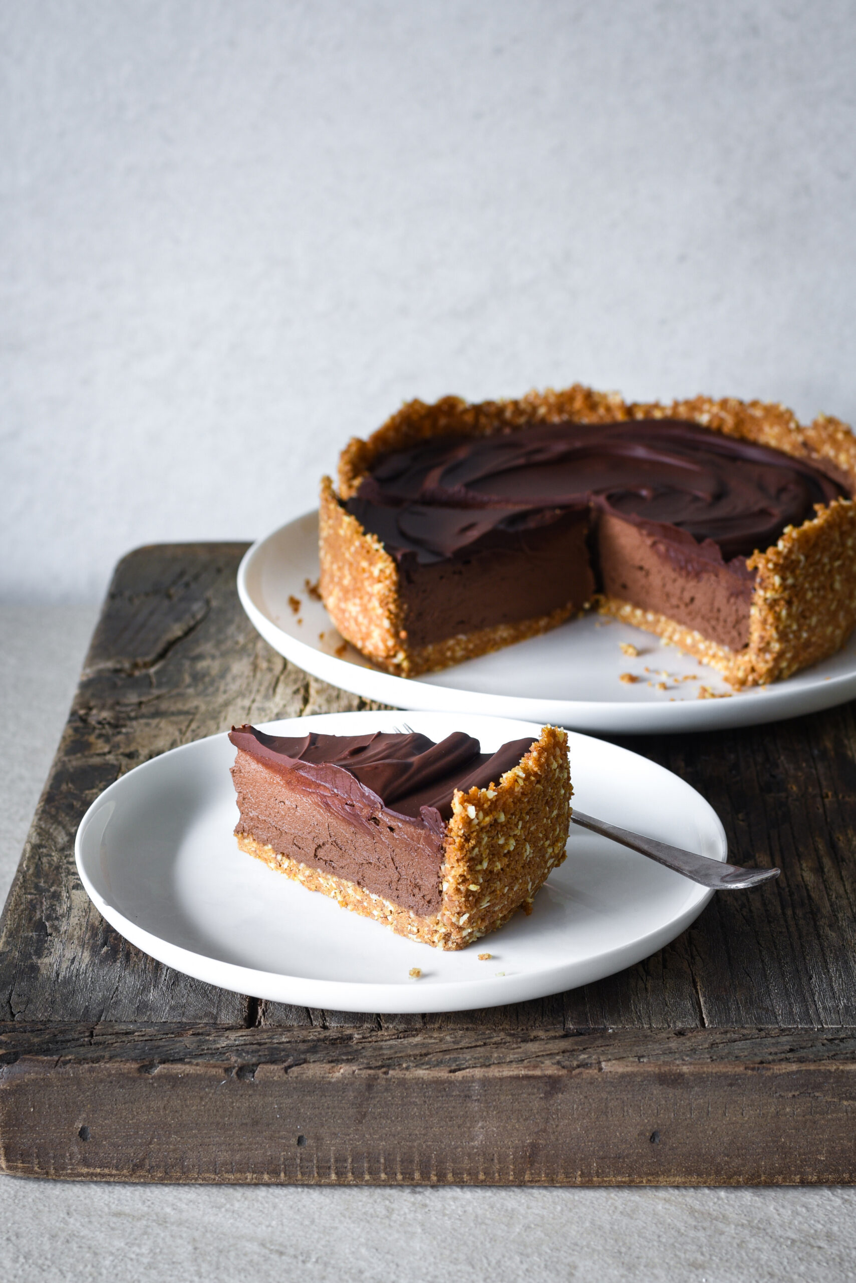 Double Chocolate & Gingernut Avocado ‘Cheesecake’