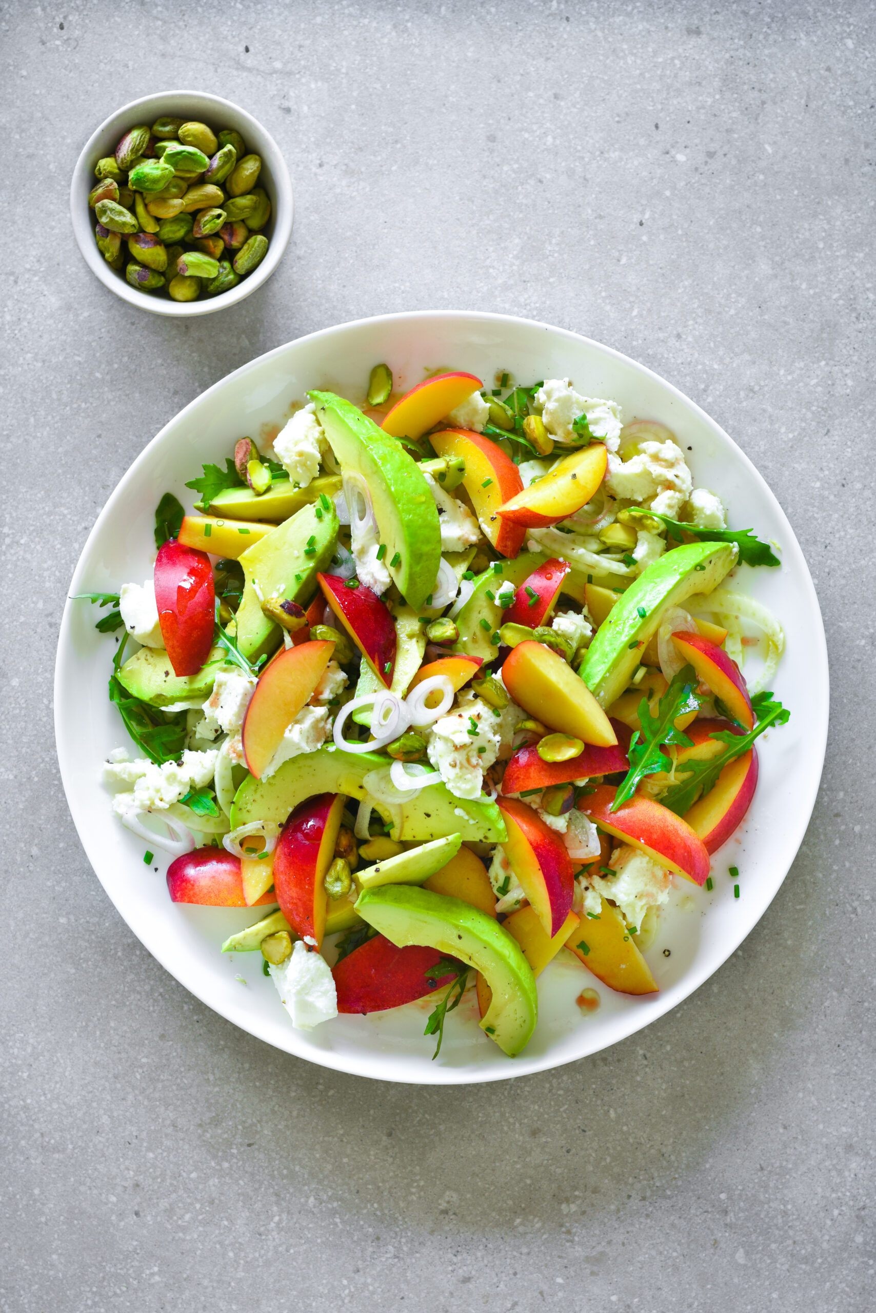 Nectarine & Avocado Summer Salad