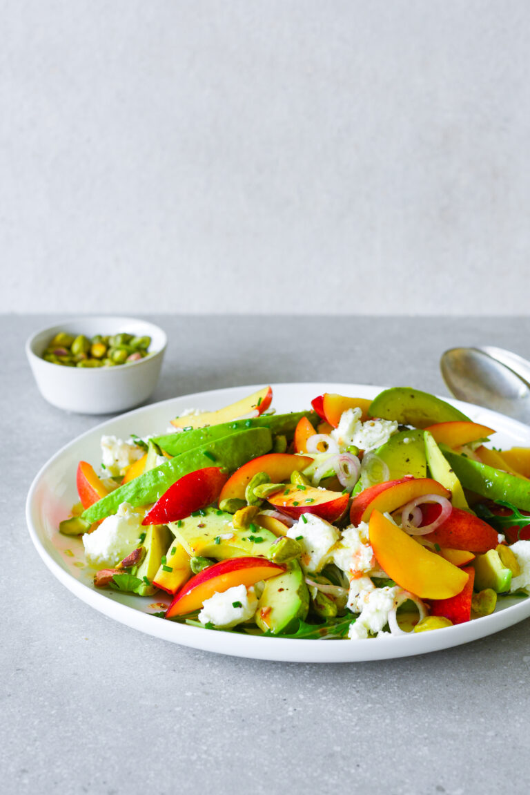 Nectarine & Avocado Summer Salad The Avo Tree