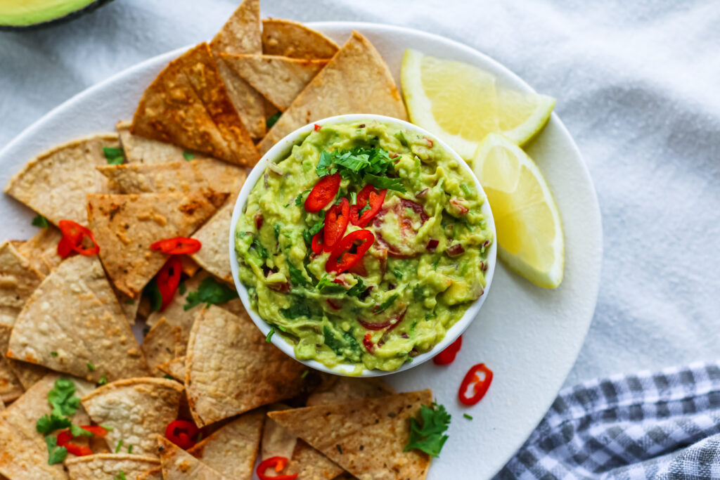 Guacamole w Tortilla Chips - The Avo Tree