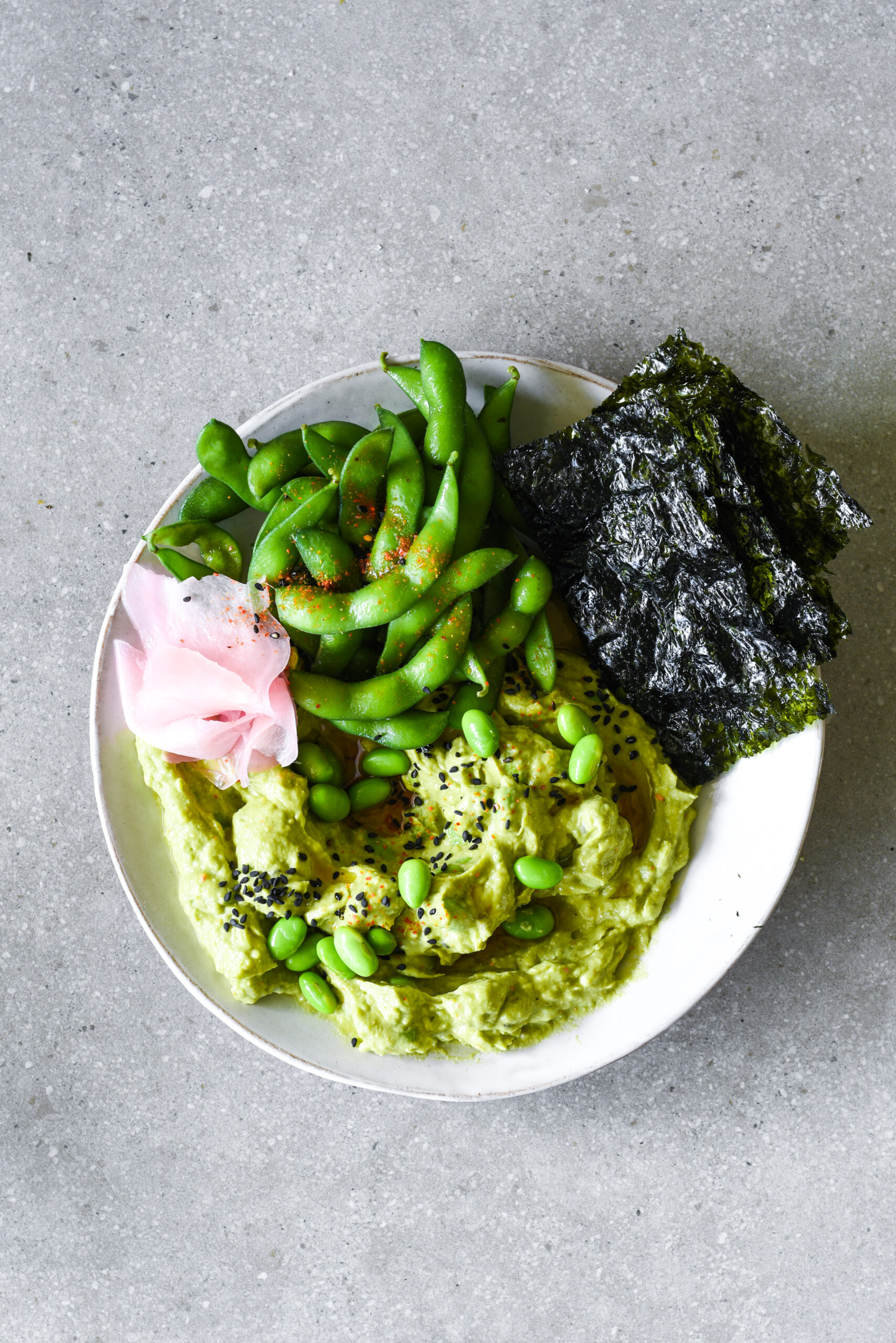 Pickled Ginger, Edamame & Sesame Guacamole The Avo Tree