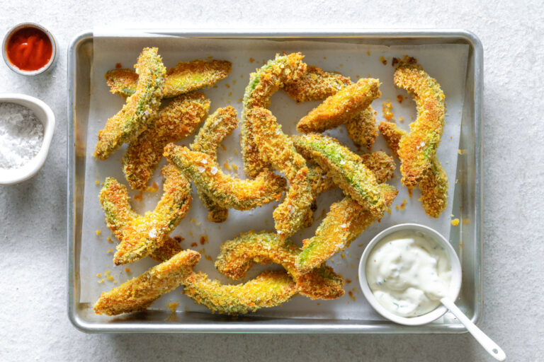 Crunchy Avo Chips with Jalapeno Mayo